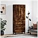 Credenza Rovere Fumo 69,5x34x180 Cm In Legno Multistrato - Foto miniatura 1