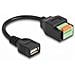 66062 Cavo Usb 0,15 M Usb 2.0 Usb A Nero - Foto miniatura 1