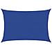 Vela Parasole 160 G /m Rettangolare Blu 3,5x5 M In Hdpe - Foto miniatura 1