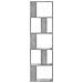 Libreria 5 Ripiani Grigio Cemento 45x23,5x162,5cm Multistrato - Foto miniatura 3