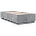 Giroletto Luci Led Grigio Cemento 90x190cm In Legno Multistrato - Foto miniatura 3