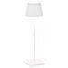 Lampada A Led Da Tavolo Poldina Pro Micro Bianca Ricaricabile E Dimmerabile Con Batteria Fino A 12 Ore - Foto miniatura 1
