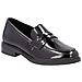 Black Elegant Closed Ladies Shoes Mocassino Pelle Scarpe Donna Nero Eu 37, D1u01-00 - Foto miniatura 1
