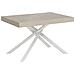 Tavolo allungabile 80x140/224 cm Karida Cashmere gambe bianche - Foto miniatura 1