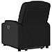 Poltrona Alzapersona Reclinabile Nera in Tessuto - Foto miniatura 5