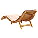 Lettini Prendisole con Cuscini 2 pz Beige Legno Massello Acacia - Foto miniatura 7