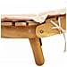 Lettini Prendisole con Cuscini 2 pz Beige Legno Massello Acacia - Foto miniatura 9