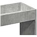 Credenza Grigio Cemento 92x33x140 cm in Legno Multistrato - Foto miniatura 9