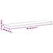 Scaffale 4 pcs Nero 80 x 20 x 1.5 cm Legno multistrato - Foto miniatura 9