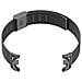Cinturino In Metallo Compatibile Con Xiaomi Mi Band 8/9/10 - Design A Molla Black - Foto miniatura 2