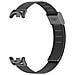 Cinturino In Metallo Compatibile Con Xiaomi Mi Band 8/9/10 - Design A Molla Black - Foto miniatura 1