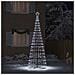 Albero di Natale LED con 800 LED Bianco freddo 400 cm Ferro - Foto miniatura 2
