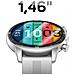 Smartwatch Sport Bluetooth Impermeabile Ip67 Con Monitoraggio Della Salute, Bianco - Foto miniatura 2