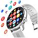 Smartwatch Sport Bluetooth Impermeabile Ip67 Con Monitoraggio Della Salute, Bianco - Foto miniatura 4