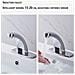 Rubinetto per lavabo da bagno, Blackswan, tipo M356, modello cromato lucido con sensore, misura 13 cm - Foto miniatura 3