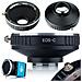 Adattatore C-mount Per Canon Eos - Compatibile Con Obiettivi Ef Ef-s E Fotocamera Raspberry Pi Hq | Costruzione In Metallo, Controllo Manuale - Foto miniatura 1