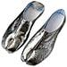 Scarpe Split Toe Comode - Scarpe Basse In Pu E Microfibra Per Uso Quotidiano Silver 35 - Foto miniatura 2