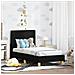 Struttura letto per bambini con testata Nero 70 x 140 cm - Foto miniatura 2
