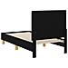 Struttura letto per bambini con testata Nero 70 x 140 cm - Foto miniatura 7