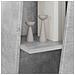 Mensola laterale Grigio cemento 33 x 32 x 100,5 cm - Foto miniatura 4