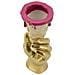 Vaso A Cono Portafiori In Resina Multicolore Piccolo - Foto miniatura 5