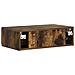 Tavolino da Parete Laterale Rovere Fumo 59 x 34,5 x 17 cm - Foto miniatura 6