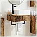 Lavabo da Parete Legno antico 53 x 35 x 39 cm - Foto miniatura 3
