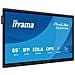 TE6515A-B2AG visualizzatore di messaggi Design chiosco 163,8 cm (64.5") Wi-Fi 550 cd /m² 4K Ultra HD Nero Touch screen Processore integrato Android 24/7 - Foto miniatura 1