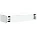 Tavolino da Parete Laterale Bianco 87,5 x 34,5 x 17 cm - Foto miniatura 6