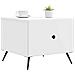 Tavolino da salotto Bianco 49 x 50 x 40 cm Legno ingegnerizzato - Foto miniatura 3