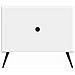 Tavolino da salotto Bianco 49 x 50 x 40 cm Legno ingegnerizzato - Foto miniatura 5