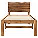 Letto Singolo con Testiera ROSTOCK Naturale 80 x 200 cm - Foto miniatura 4
