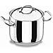 72128 - Padella professionale in acciaio inox da 28 cm con coperchio - Foto miniatura 1