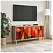 Mobile TV HEESCH 102 x 33 x 50 cm Sonoma Legno ingegnerizzato - Foto miniatura 2