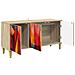 Mobile TV HEESCH 102 x 33 x 50 cm Sonoma Legno ingegnerizzato - Foto miniatura 3