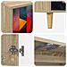 Mobile TV HEESCH 102 x 33 x 50 cm Sonoma Legno ingegnerizzato - Foto miniatura 6