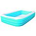 Piscina Gonfiabile Rettangolare 3 Tubi Modello Vico Grande 305 x 183 x H 56 cm  - Foto miniatura 2