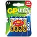 GP151121 Blister Da 4 Batterie Stilo (AA) Alkaline Ultra Plus - Foto miniatura 1