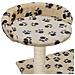 Albero Per Gatti E Tiragraffi Sisal 95 Cm Zampe Stampate Beige - Foto miniatura 6