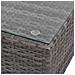 Set Divani Da Giardino 17 Pz In Polyrattan Grigio - Foto miniatura 7