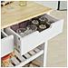 Penisola Cucina Piano Di Lavoro Per Cucina Con 2 Cassetti A 2 Ripiani L100*p60*a94cm, Fkw74-wn - Foto miniatura 4