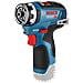 06019H3000 Avvitatore a Batteria, 12 V, Nero - Foto miniatura 2