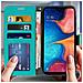Custodia A Libro Samsung Galaxy A20e Portacarte Funzione Supporto - Azzurro - Foto miniatura 5