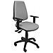 Crespo Piqueras E Modello 14s-chaise Ergonomica Da Ufficio Con Meccanismo Sincro Regolabile In Altezza E Ruote In Nylon-siège E Schienale Imbottiti In Tessuto Bali (bracci Regolabili In Altezza), Tessuto, Marrone, 109x46x46 Cm - Foto miniatura 6