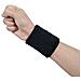 Sweatband Polso Sweatband 2 Pack 4 Pollici Sport Parasudore Wristband Morbido Cotone Addensare Per Tennis Ginnastica Calcio Basket Correre Sport Atletici (nero)  - Foto miniatura 2