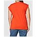 Signore Di Donne Della Spalla Esteso Tee Base Capsleeves Shortsleeve T-shirt Top Con Girocollo Bloodorange Xs - Foto miniatura 3