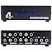 4 Porte Av Switch Rca Switcher 4 In 1 Fuori Video Composito L R Audio Selettore Box Per Dvd Stb Console Da Gioco - Foto miniatura 3