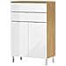 Cassettiera GW-Mauresa 34x60x97 cm Bianca - Foto miniatura 1