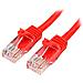 Cavo di rete CAT 5e - Cavo Patch Ethernet RJ45 UTP Rosso da 2m antigroviglio - Cavo RJ45 M / M Cat 5e - Foto miniatura 1