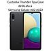 Custodia Tpu Silicone Cover Case Per Samsung Galaxy A02 A022 Black - Foto miniatura 2